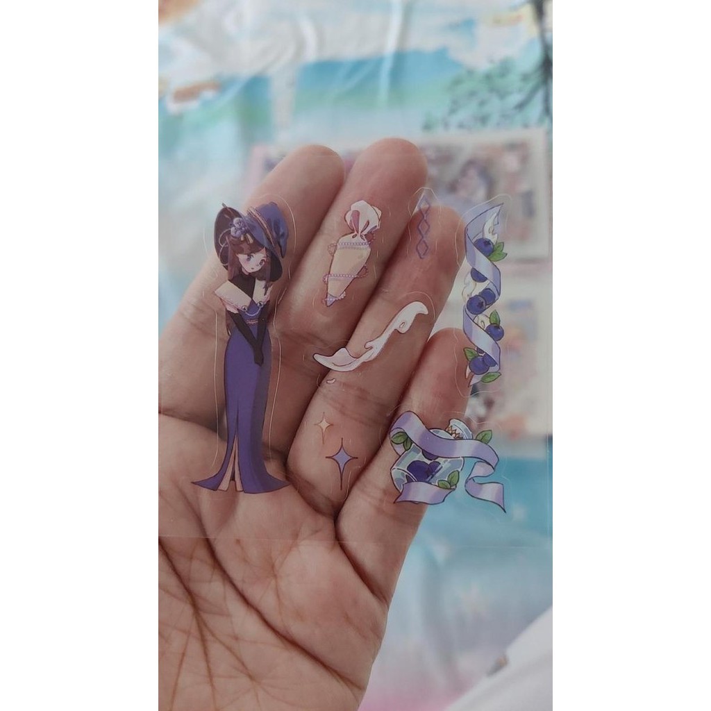 

100 Lembar Tanpa Pengulangan Diy Scrapbook Sticker Alat Tulis Stiker