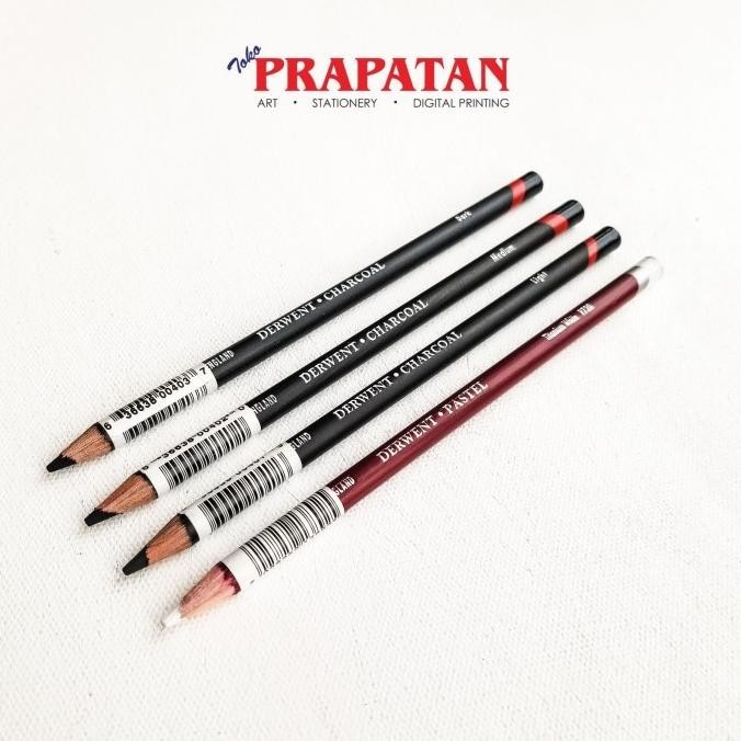 

Derwent Charcoal Pencil / Pensil Arang (Light, Medium, Dark)