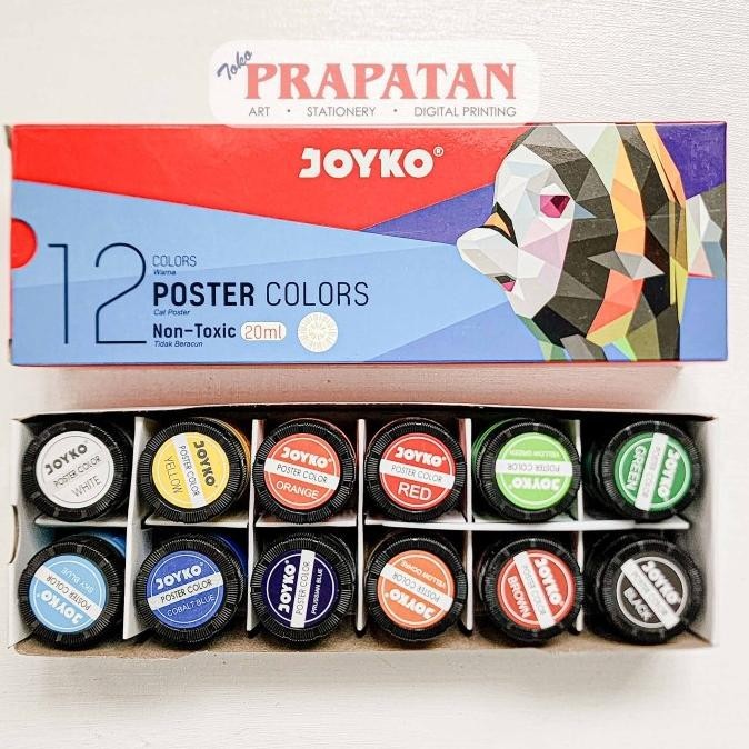 

Joyko Poster Color Set 12x20ml | Cat Poster Set