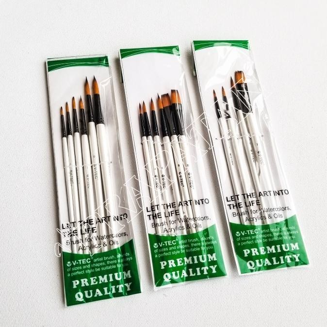 

Kuas Lukis V-TEC set 4 pcs A0286/4 / V-TEC Paint Brush