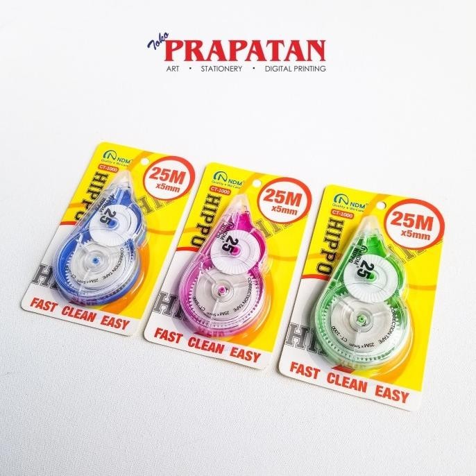 

NDM Correction Tape / Tip Ex Kertas NDSM CT-1000