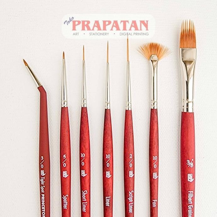

Kuas Lukis Princeton Velvetouch Liner Spotter Brush Series 3950