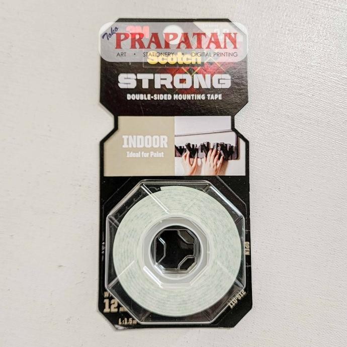 

Scotch Strong Double Sided Mounting Tape | Perekat Dua Sisi | Selotip
