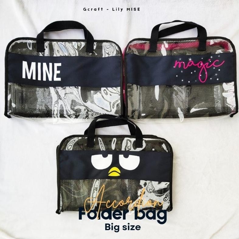 

promoo baru tas folder sekat ukuran besar - accordion folder bag - tas file sekat - tas map sekat
