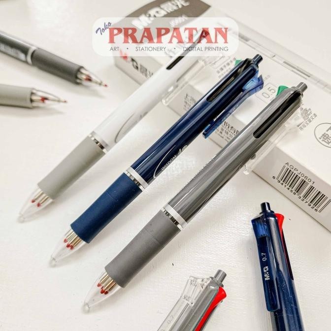 

M&G 4 Colors in 1 Wisdom Semi Gel Ball Pen 0.7mm | Ballpoint | Pulpen