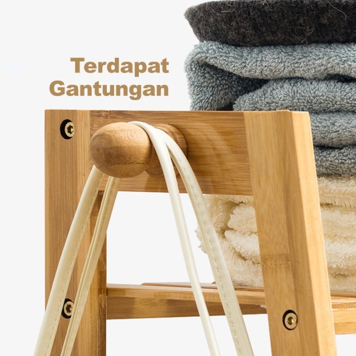 Twi Halu Rak Baju Celana Serbaguna Stand Hanger Jemuran Portable Hsh202