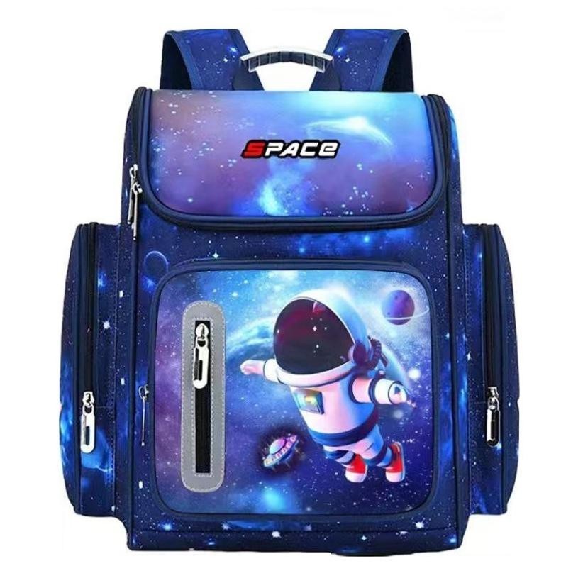 Tas Ransel Waterproof Tas Sekolah Sd Anak Laki Laki Motif Astronot Space Backpack Anak Sekolah Sd As