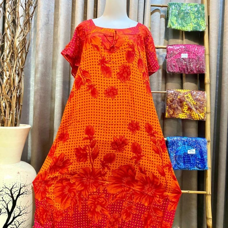 DASTER MOZA PREMIUM MOTIF BUNGA POLKA