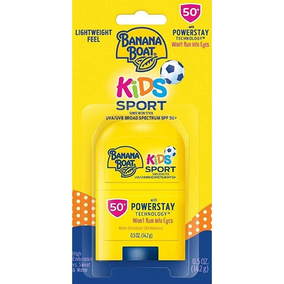 Banana Boat Kids Sport Sunscreen Stick SPF 50+ 0.5 oz Sun Screen Anak