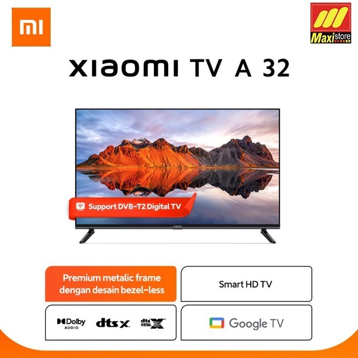 ] Xiaomi TV 32" A Pro Google TV / Smart TV 32 Inch - Garansi Resmi