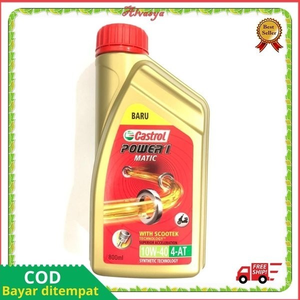 Oli Motor Matic Castrol Power 1 Oli Matic Castrol Power Scooter 10W40