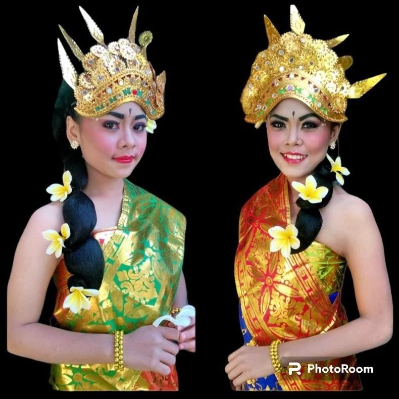 Pjj-1621 Baju Adat Bali Wanita Dewasa / Baju Adat Bali Dewasa / Baju Tari Pendet / Baju Tari Bali Mu