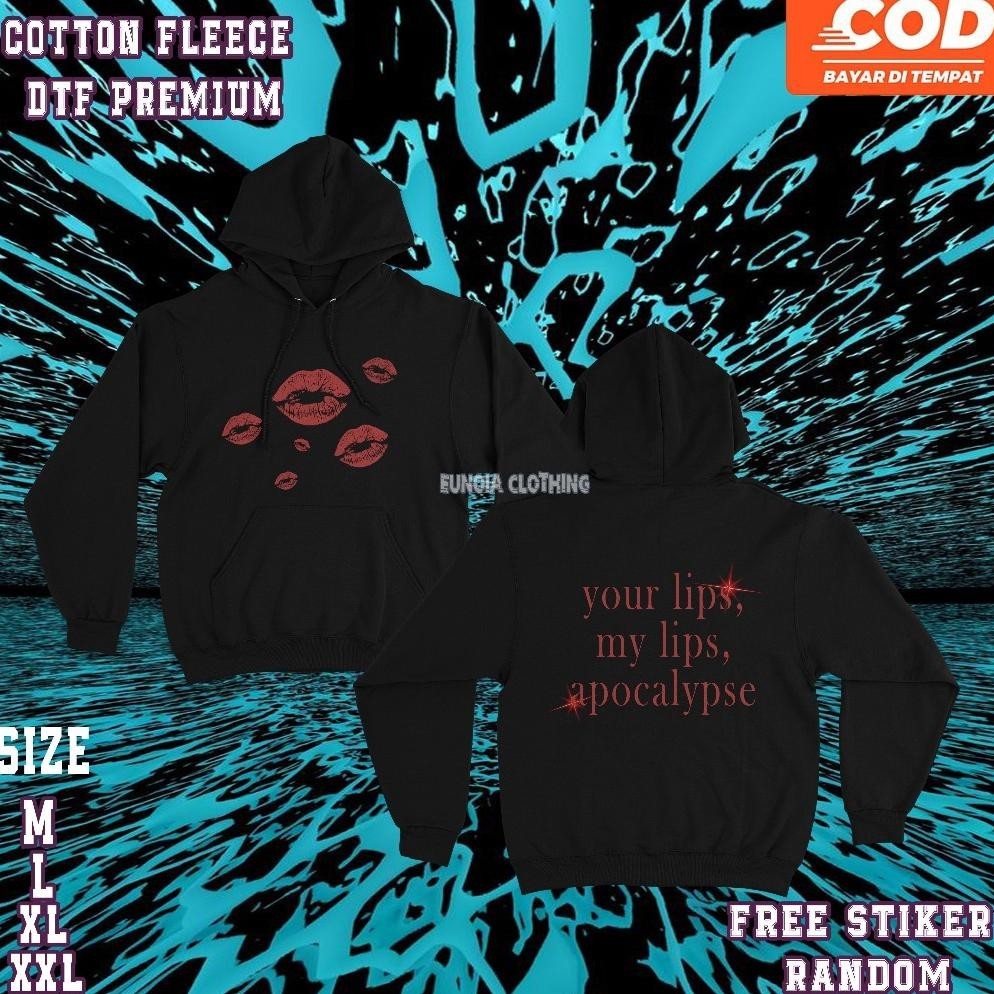 Terbaru Jacket Hoodie Kisses Hoodie Pullover Premium