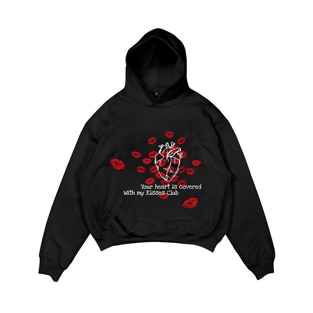 Promo Jacket Hoodie Kisses Heart