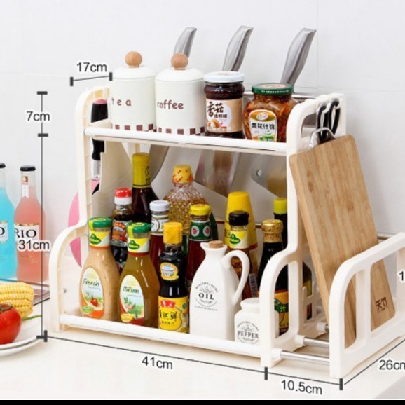 RAK BUMBU PLASTIK/RAK BUMBU DAPUR/RAK DAPUR