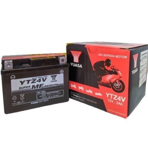 Accu/Aki Motor Kering Yuasa Ytz4V Untuk Motor Beat, Scoopy, Vixion