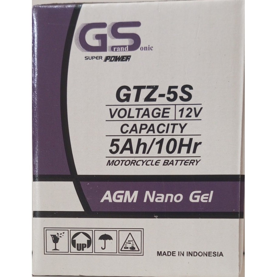 Aki/Accu Motor Honda Beat Fi Esp Cbs Karbu Vario 110 Aki Kering 5 Ah