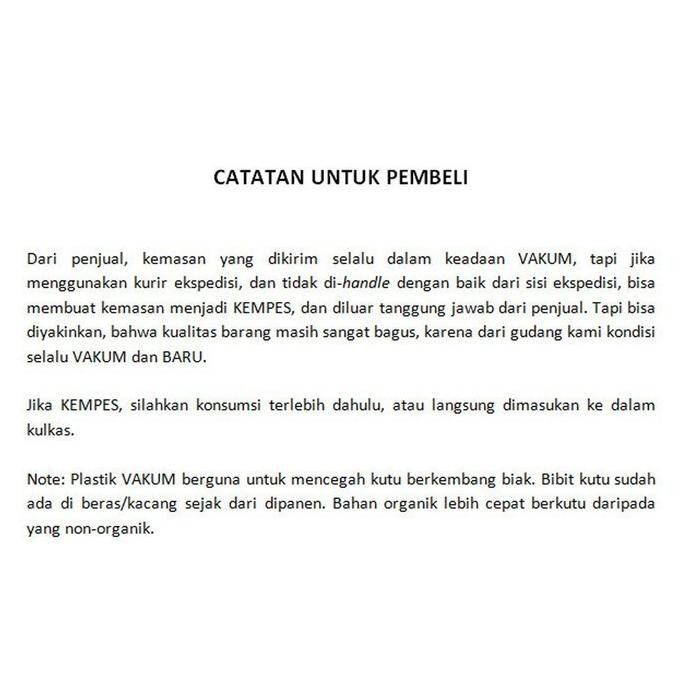 

Beras Organik / Organic Rice Mentik Susu 5Kg Sidomulyo (Rendah Gula) April Staroutlet