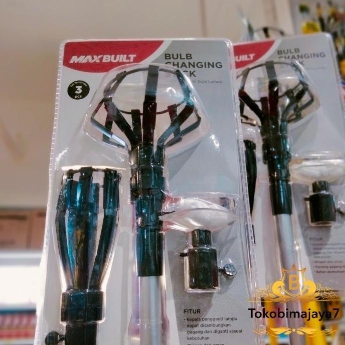 HARGA DISC - MAXBUILT TONGKAT PENGGANTI BOHLAM LAMPU ALUMINIUM 3.5 METER