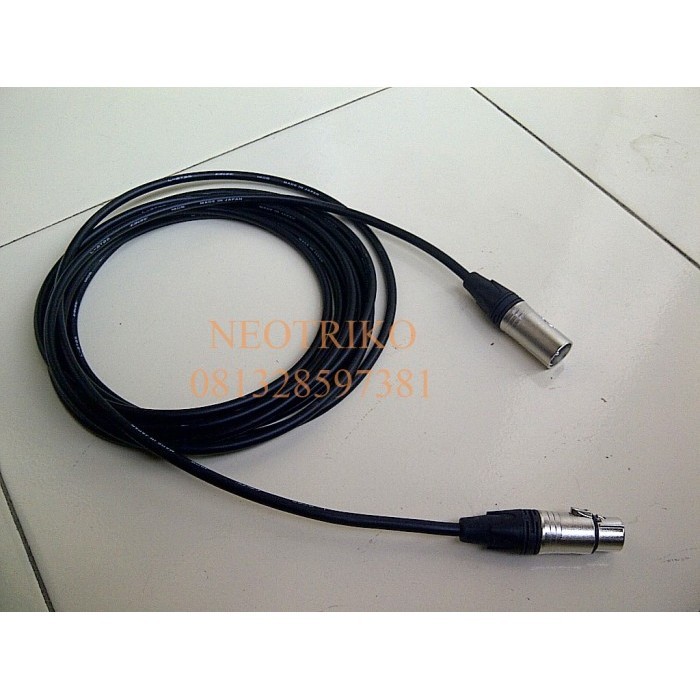 

Kabel mic/wireless/conr ke mixer/soundd CANARE ORI 5M
