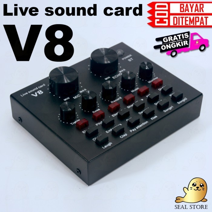 

V8 Soundd Audio untuk HP PC Mac Live Broadcast Karaoke Smule