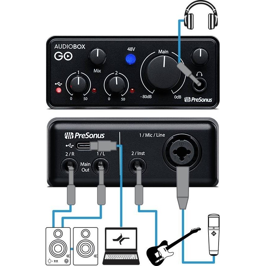 

Presonus Audio GO / Presonus Audio GO 2x2 USB Original