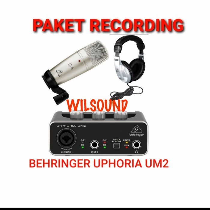 

PAKET STUDIO RECORDING UPHORIA UM2