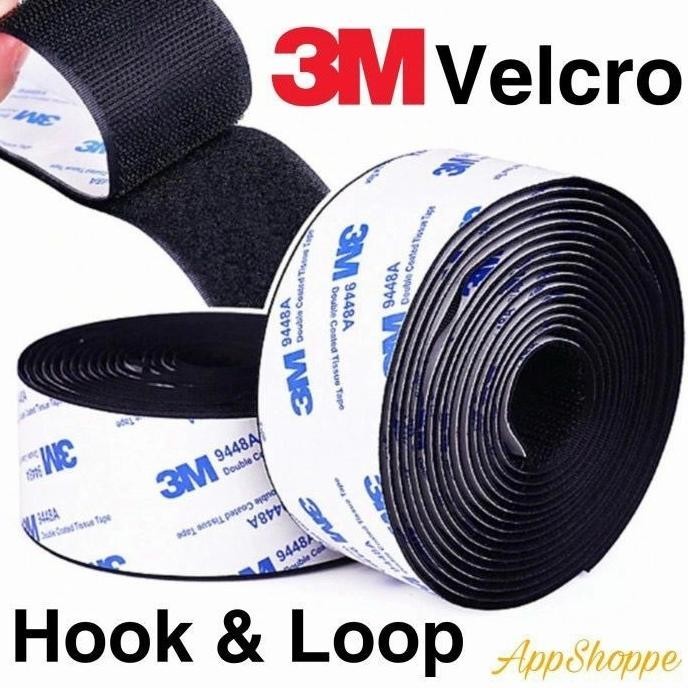 

Velcro 3M Double Tape Adhesive Perekat Dobel Serbaguna Magic Pambud.Outlts