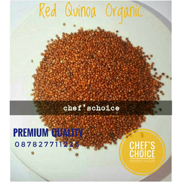 

Terlaris Red Quinoa Organic/ Quinoa Organik/Menu Sehat Diet 500 gr SALE
