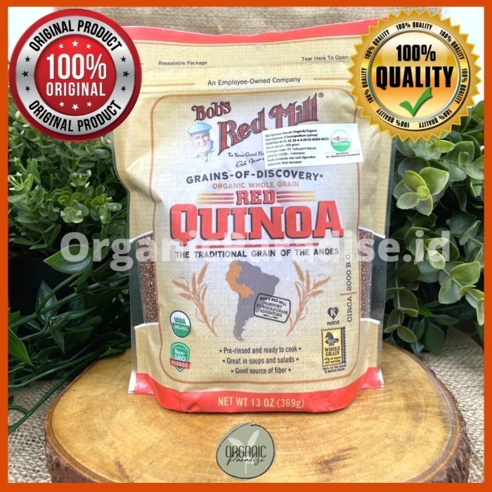 

Terlaris Bob's Red Mill Red Quinoa Organic 369 gram SALE