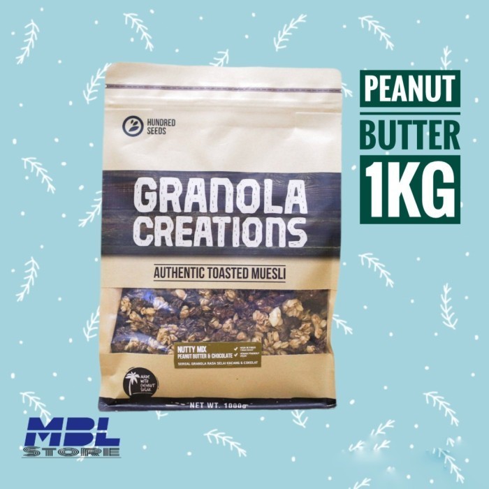 

Terlaris Granola Creations Peanut Butter and Chocolate 1Kg SALE