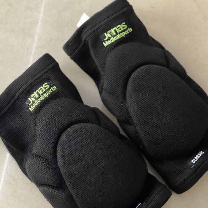 KNEE JONAS V2 V3 BLACK HITAM kneepad support busa tebal original 100%