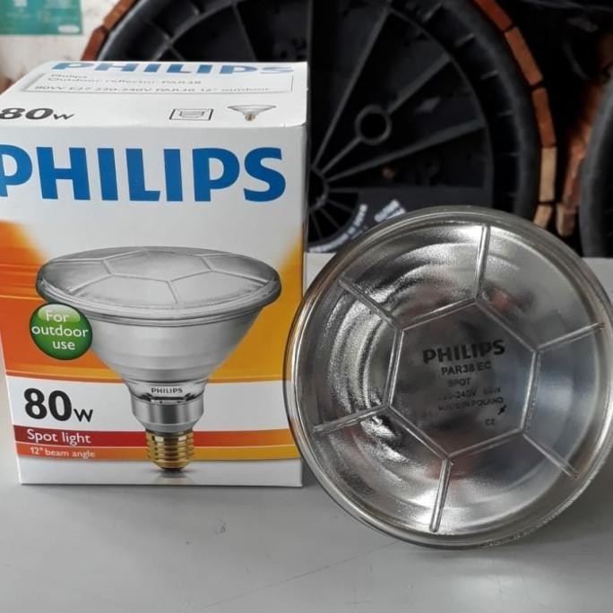 TERBARU - Lampu Sorot PAR38 80W Philips Lampu Taman Spot light PAR 38 Clear E27
