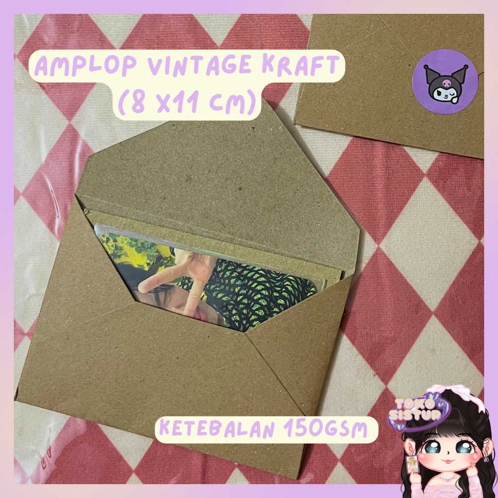

[TS] (10PCS) AMPLOP KRAFT (8CM X 11CM)