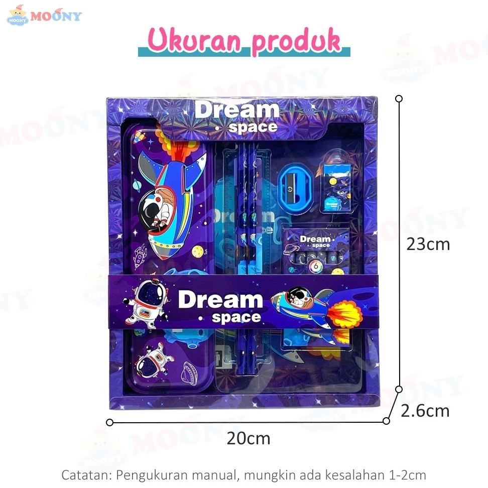 

Moony Sekolah Kotak Pensil Alat Tulis Lengkap Stationery Untuk Hadiah Anak Kotak Pensil Anak Set Cod