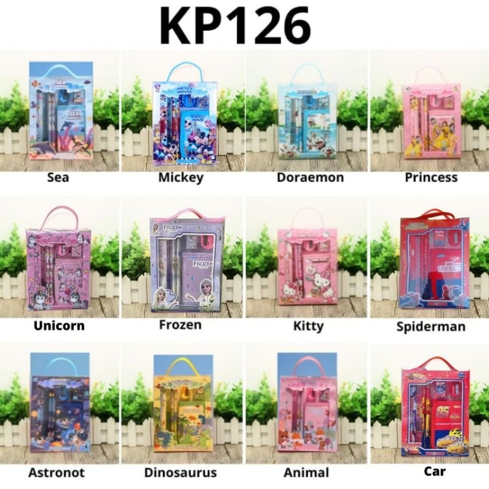 

Sandbox - Kp126 Set Stationery Anak Alat Tulis 6 In 1 Alat Tulis Sekolah Perlengkapan Sekolah Set Alat Tulis PeralatanSekolahLengkap Gratis Ongkir