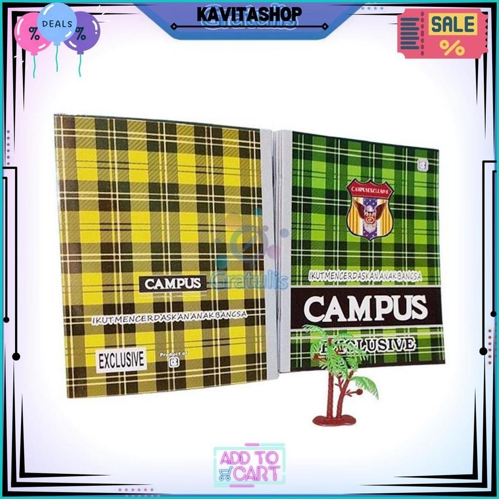 

Buku Tulis Campus 58 Lembar [1 Pak] / Buku Catatan Harian Sd Smp Sma Kuliah / Alat Tulis Perlengkapan Sekolah Anak / Buku Tulis Sekolah Campus 58 Lembar 10 Buku / Buku Kampus 1 Pack / Buku Tulis Kwarto A5 Cod