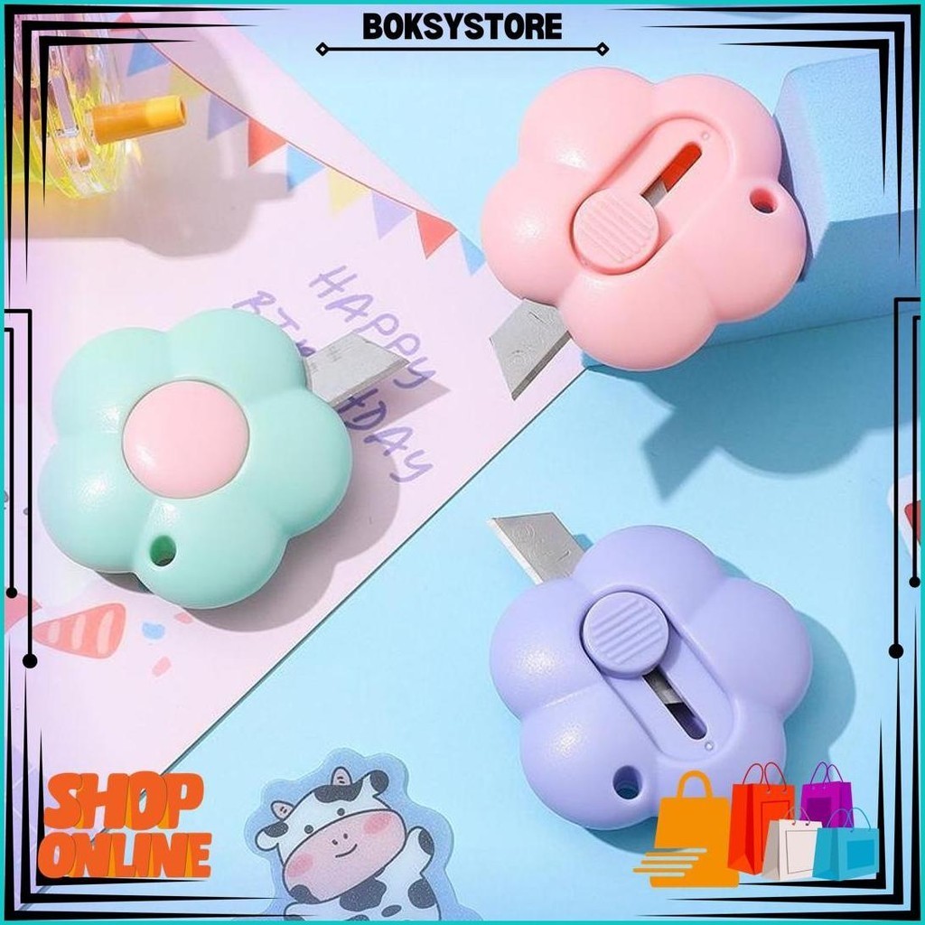 

Hc Cutter Mini Portable Bentuk Oval Mini Cutter Polos Travel Kit Pemotong Kertas Paper Cutter Lucu Bentuk Awan Warna Pastel Untuk Unboxing Paket Best Seller