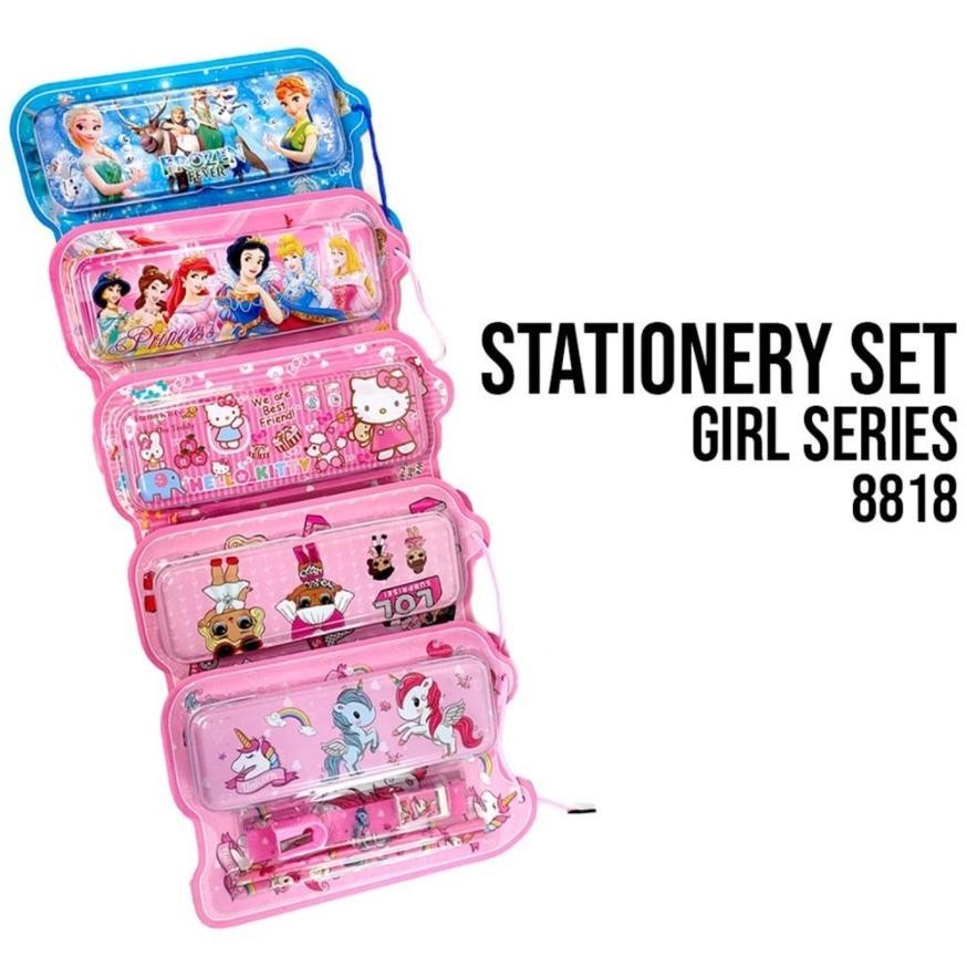 

Stationery Set / Alat Tulis Set / Paket Alat Tulis / Stationery Set Fancy 8818 Dengan Kaleng Sale