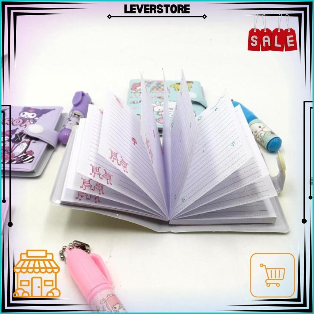 

Osm Jkt S6146 Buku Diary Kancing Sanrio / Cute Mini Note Book 2 In 1 / Set Memo Diary Motif Sanrio / Mini Klip Note Book And Pen Sale