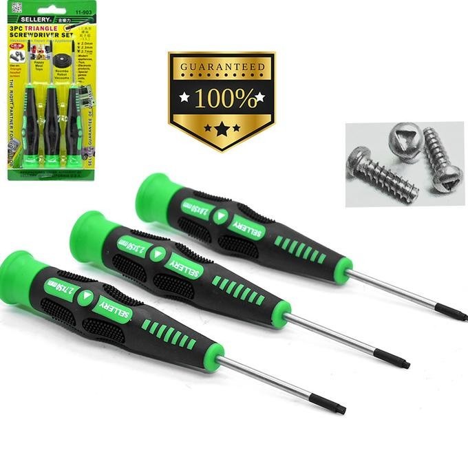 Obeng Segitiga Set 3Pc Sellery 11-903