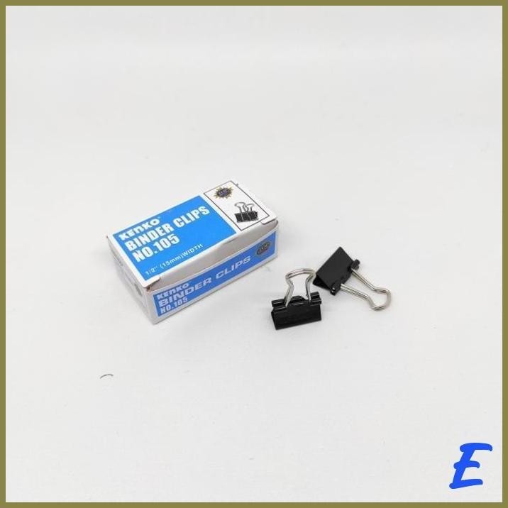 

| BLG | KENKO BINDER CLIP NO. 105 PENJEPIT KERTAS PAPER KLIP