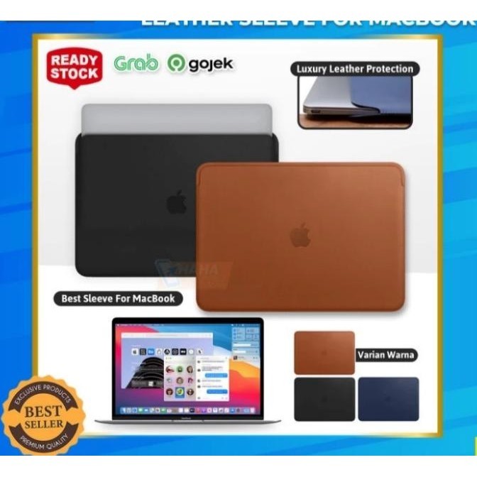 CLUTCH SLEEVE LEATHER ORIGINAL NEW MACBOOK AIR 13.6 M2 2022 TAS 13 ORI