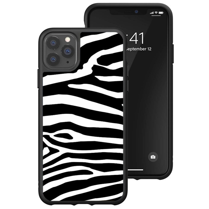 Hybrid Case iPhone 15 14 13 12 11 Pro Max Plus Mini XR Black White FORL0107