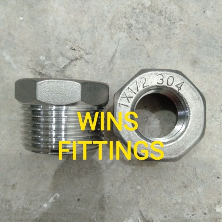 Bushing 2,5" x 1,5" SS304 Stainless Vlok ring 2-1/2" x 1-1/2" Vring V ring 2,5 x 1-1/2 1,5 inch SUS 