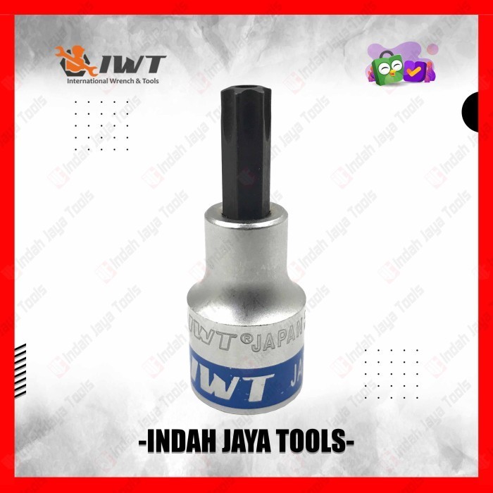 Iwt Japan Mata Sok Bintang T40 T50 Kunci Kepala Babi Lubang Tamper