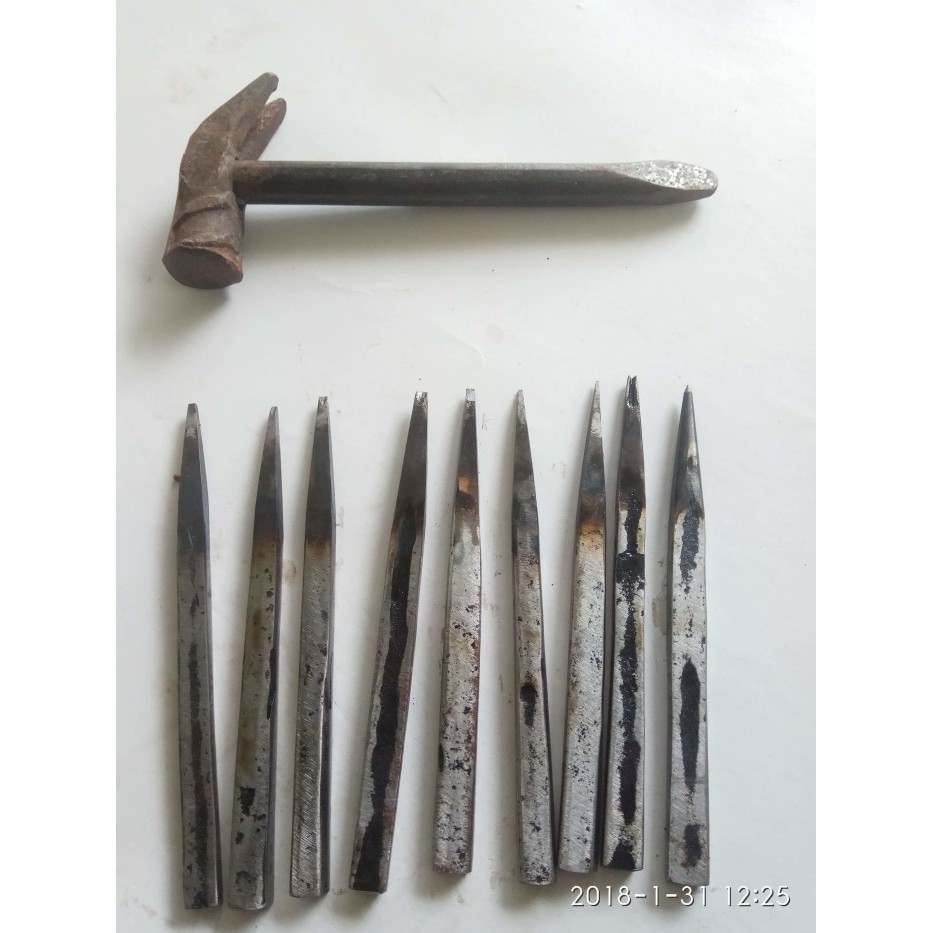 Alat Pahat Ukir Logam Bak Motor Keluaran Terbaru 2018 Plus Palu