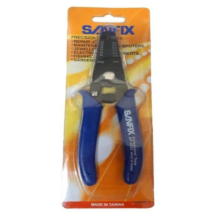 Sanfix Gp-3000 Tang Kupas Kabel Wire Stripper Tool Gp3000 Taiwan