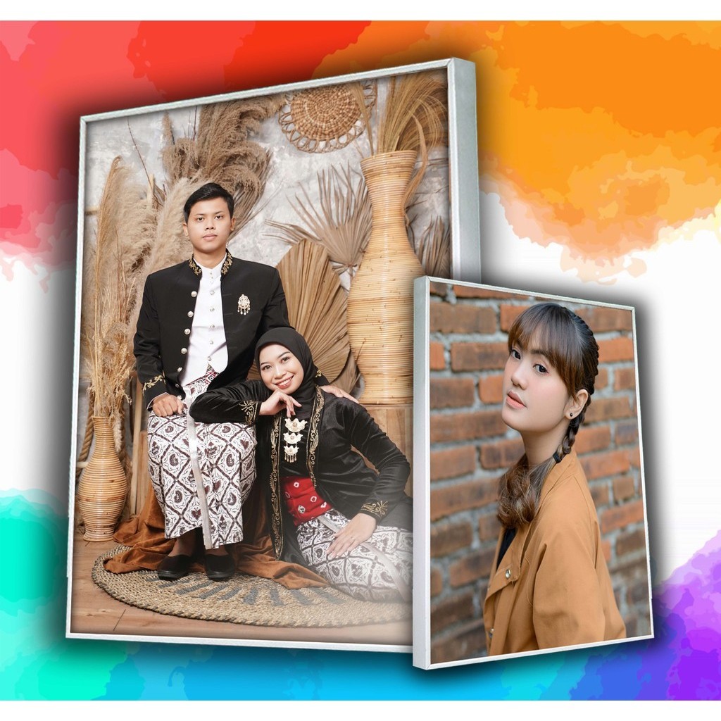 FRAME FOTO BLOK / FRAME FOTO ESTETIK / FRAME FOTO RUMAH MINIMALIS