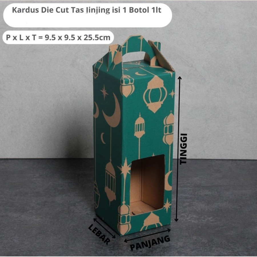 

Dus Jinjing Box isi 1 Botol 1 Ltr Idul Fitri 2 uk 9.5 x 9.5 x 25.5 cm harga per 10pcs kotak dus unggul box packaging